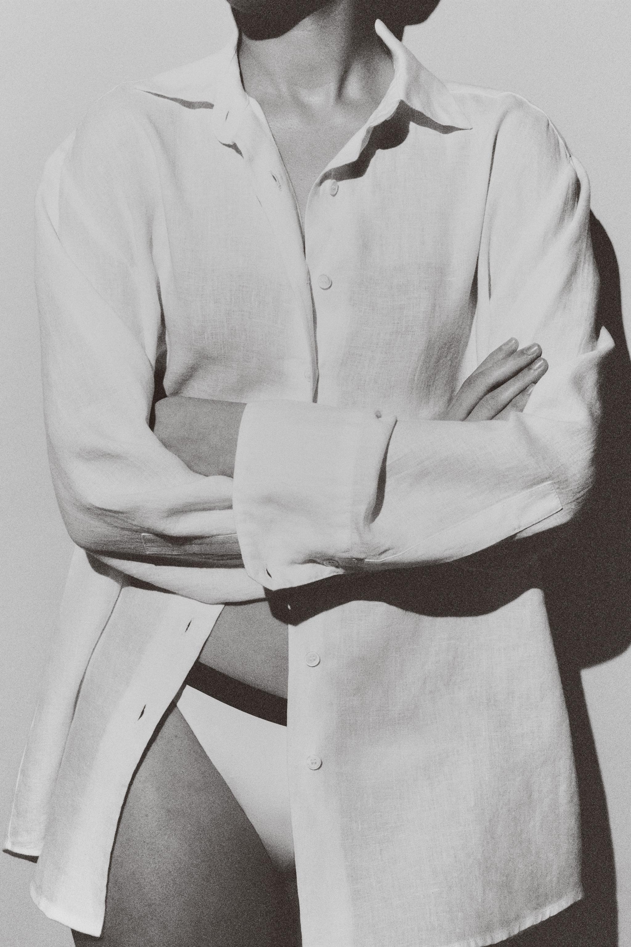 LONG SLEEVE LINEN SHIRT